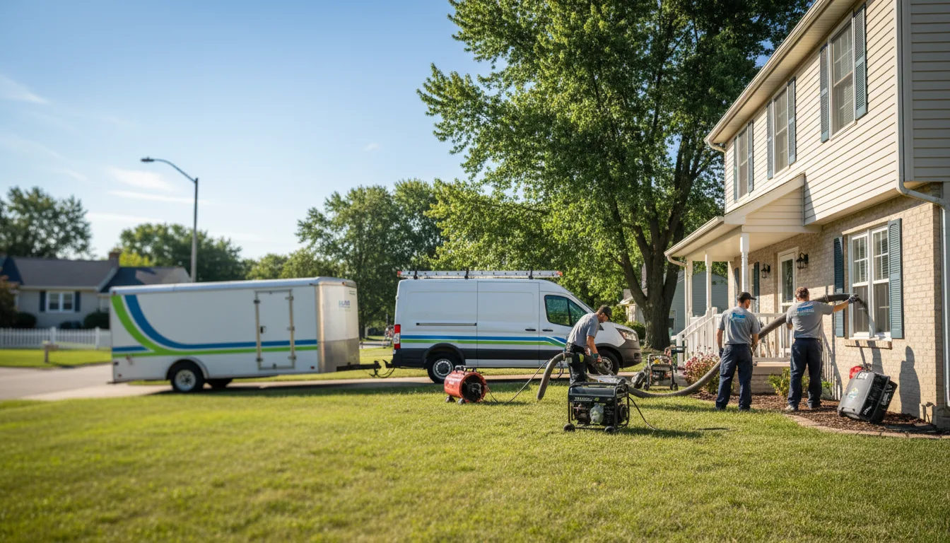 Flooded Basement Restoration And Cleanup With Repair in Marion, IA near me